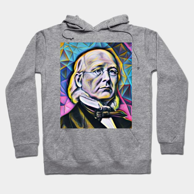 Horace Greeley Portrait | Horace Greeley Artwork 2 Hoodie by JustLit